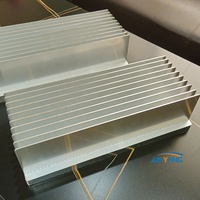 Radiateur sur mesure en aluminium extrudé 6061 6063 T5 T6, grand diamètre, dissipateur thermique à insertion de grande taille