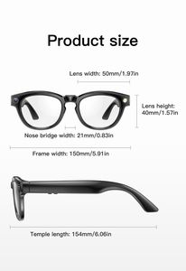 Lunettes de soleil haute <span class=keywords><strong>définition</strong></span> anti-lumière du soleil musique sans fil Sports de plein air course à pied cyclisme lunettes intelligentes avec Bluetooth - Product Image 6
