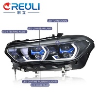 CREULI 12V Nouveau Phare de Pare-chocs G05 Phares Laser Assemblage de Phares pour X5 G05 Style 2019-2023 Pièces Auto