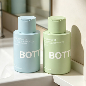 Bouteille souple vide en PEHD de 300 ml (10 oz) personnalisable, vert, rose, <span class=keywords><strong>bleu</strong></span>, pour lotion de soin, shampoing ou gel douche pour bébé, avec bouchon disque - Product Image 4