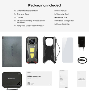 DOOGEE V Max chơi gồ ghề điện thoại thông minh <span class=keywords><strong>Android</strong></span> 15 <span class=keywords><strong>NFC</strong></span> 20500mAh 200mp điện thoại chính 16 + 512GB cắm trại ánh sáng DOOGEE chiếu điện thoại - Product Image 5