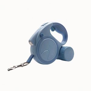 Retractable Dog Leash with Flashlight and Waste Bag Dispenser Durable Pet Walking <b>Lead</b> for Night Use and Promotional Gifts - Product Image 2