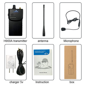 H900a FM Transmitter đài phát thanh Walkie Talkie mở thể thao dưới nước bơi đào tạo hồ bơi công cụ & phụ kiện dài khoảng cách 800 mét - Product Image 6