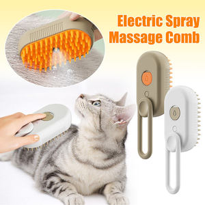 Brosse de toilettage pour animaux de compagnie (chiens et chats) – Peigne pulvérisateur autonettoyant pour chats, massage et élimination des poils – Peigne pulvérisateur pour animaux - Product Image 2