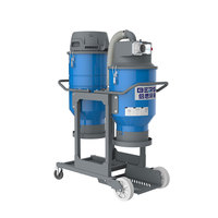 Aspirateur industriel monophasé à double cylindre série T5, 3,6 kW/240 mBar, extracteur de poussière pour le ponçage et le polissage des sols