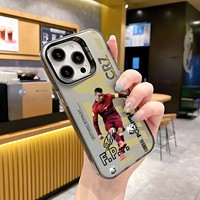 Prix d'usine 2025 tendances de la mode étui de téléphone de joueur de Football 3D pour iPhone 13 14 15 16 17 Pro Max étui de téléphone portable élégant