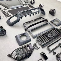 Kit carrosserie complet TH AMG W463 W464 de haute qualité, aspect noir brillant/carbone pour Classe G W463 2004-2018