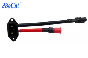 Xe điện 75A mạ vàng đồng thau cắm DC cung cấp điện PA66 Nylon nhà ở kết nối dây cho pin - Product Image 3