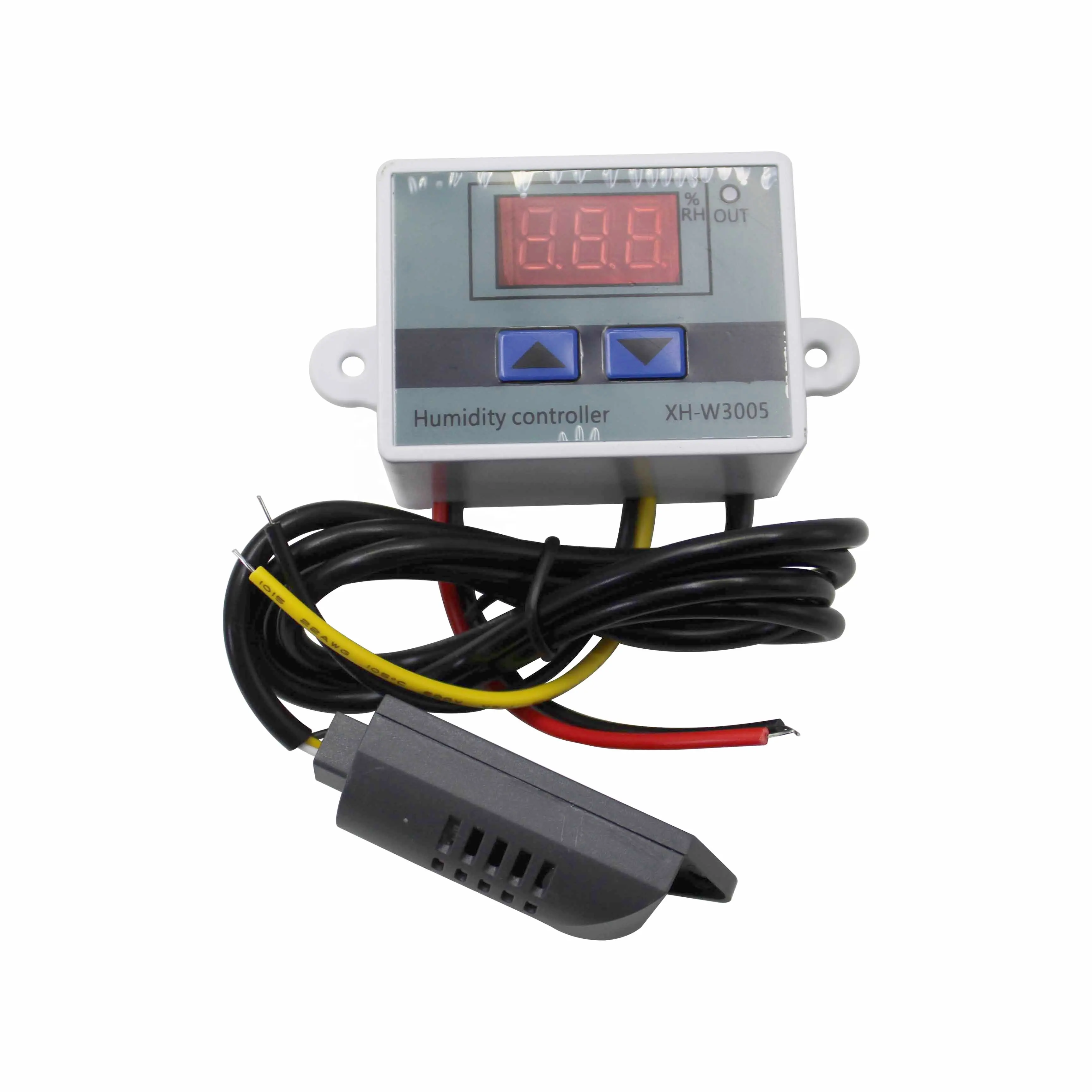 W3005 Contrôleur d'humidité numérique XH-W3005 12V 24V 220V Hygromètre Humidistat Commutateur de contrôle d'humidité Régulateur Capteur d'humidité