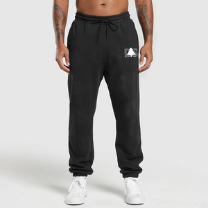 Pantalon de jogging en coton brossé épais pour homme, personnalisé par le fabricant, vente en gros, haute qualité, pour le sport et la gym - Product Image 1