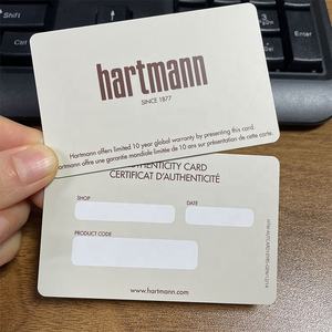 طباعة مخصصة فاخرة بطاقة زيارة بقعة uvc بطاقة ولاء عضوية VIP بطاقة ضمان بلاستيك PVC للأعمال - Product Image 6