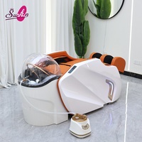 Lit de massage électrique intelligent de qualité supérieure avec circulation d'eau et fonction vapeur pour salon de beauté et spa capillaire