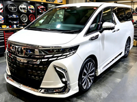 Nuevo Kit de Labio Delantero Estilo Modellista Premium con Recortes para Salida de Escape para Kit de Carrocería Alphard Vellfire AH30 AH40