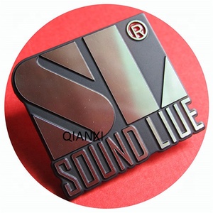 Chất lượng cao tiêm đúc <span class=keywords><strong>3D</strong></span> Tên tấm phù hiệu chết đánh biểu tượng kim cương cắt tên nơi - Product Image 1