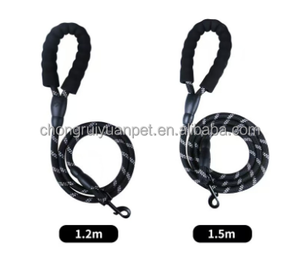 Suministro de accesorios para mascotas de estilo clásico Paracord duradero <span class=keywords><strong>Collar</strong></span> de perro de escalada reflectante correas de cuerda para Golden Retriever - Product Image 5
