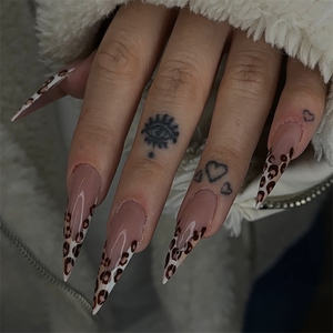 Phnom Penh Gradient Long Pointed Armor 24 Pièces Détachable Appuyez sur Acrylique Ongles Artificiels Faux Ongles Appuyez sur les Ongles - Product Image 4