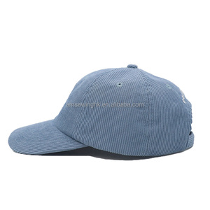 Factory Direct 6 Panel Embroidery Logo Dad Hat High Quality Corduroy Outdoor Gorras Dad Hat Unisex - Product Image 3