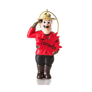 Regalo de resina Recuerdos turísticos Estatua de punto de referencia 3D Árbol de Navidad Estatuilla colgante decorativa Campana Canadá Toronto <span class=keywords><strong>Moose</strong></span> Colgantes - Product Image 2
