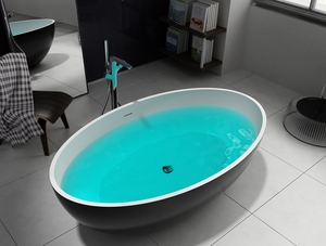 <span class=keywords><strong>Bañera</strong></span> de <span class=keywords><strong>segunda</strong></span> <span class=keywords><strong>mano</strong></span> pulida, superficie sólida - Product Image 2