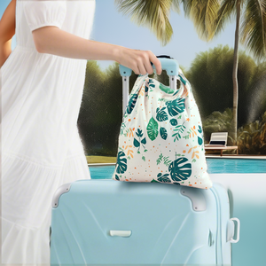 Bolsa Impermeable para Natación Happy Flute de Poliéster con Diseño Impreso, Bolsa para Pañales y Picnic para Padres y Madres Activos - Product Image 2