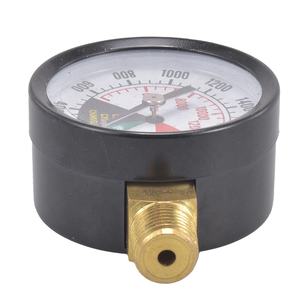 เกจวัดสุญญากาศแบบดิจิตอล Double-An Y60 รุ่นมินิ หน้าปัดคู่ ขนาด 1/4" NPT ข้อต่อทองเหลือง -30HG/0PS 0-1800psi หน้าปัดขนาด 2 นิ้ว รับประกัน 1 ปี - Product Image 3