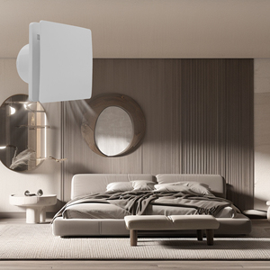 Extractor de Aire Axial de Alta Calidad, Personalizado, Resistente al Agua, Montado en la Pared, para Cocina, Baño, Ventana con Obturador de Presión de Aire Eléctrico - Product Image 2