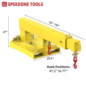 Accesorios para Montacargas Eléctricos Hidráulicos SPEEDONE SDCCB25728-2, Capacidad de 5500 lb, Diseño de Brazo Telescópico Paralelo, 2.5 m x 2.5 m x - Product Image 3
