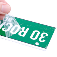 Etiqueta Personalizada con Código QR, Placa de Identificación de Metal, Epoxi y Aluminio con Adhesivo 3M