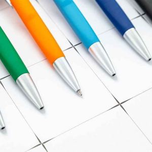 Wholesale Promotion Slogan <b>Plastic</b> Ballpoint Logo Ball Advertising Pen Custom Promotional Gifts - Product Image 4