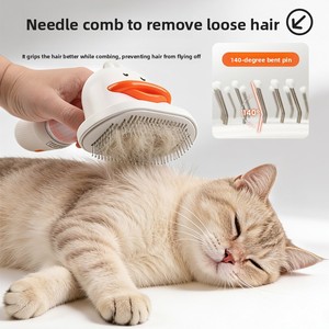 Spazzola Aspirante 4-in-1 per Peli di Animali Domestici, Ricaricabile Senza Fili, Pettine Aspirante per Gatti e Cani, Strumento per la Rimozione del Pelo in Eccesso - Product Image 3
