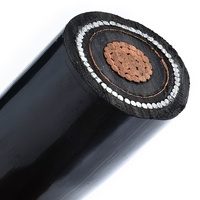 Câble d'alimentation industriel haute performance pour centrales électriques ferroviaires, conducteur en cuivre haute tension, plusieurs brins, isolation PVC