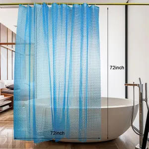 Badkamer Accessoires Eva Plastic Waterdichte 3D Douchegordijn Doorzichtig Douchegordijn