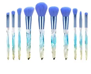 10pcs diamond handle make up brushes makeup brush set cosmetic brush set for Valentine's Day gift