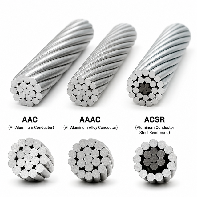 ACSR Bare Overhead Power Line Conductor Stranded Aluminum Steel Cable for Rural Grid Upgrade 150/35