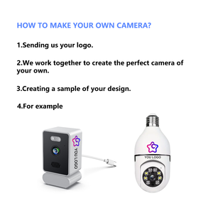 Caméra à ampoule double objectif V380PRO YSX petits lots Boîte d'emballage avec logo OME ODM Caméra de sécurité personnalisée - Product Image 6
