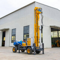 Plateforme de forage hydraulique mobile pour puits d'eau, montée sur camion à roues, alimentée au diesel, moteur Cummins, respectueuse de l'environnement, plateforme de forage portable