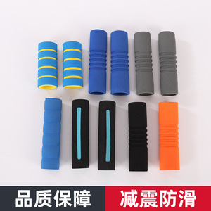 74125 แฮนด์จับทำจากยางไนไตรล์แบบกำหนดเองได้ สองสี ขัดเงา สำหรับอุปกรณ์ออกกำลังกาย เชือกกระโดด ด้ามจับป้องกันการลื่น ใช้ได้ทั้งชายและหญิง - Product Image 5