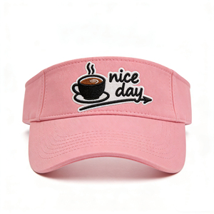 Gorra de Visera Curva con Logotipo Bordado Personalizado en Color Sólido, Gorra sin Parte Superior, Transpirable, Tamaño Ajustable para Actividades al Aire Libre - Product Image 1