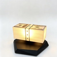 Lampe flottante Dollar Source Factory, veilleuse LED 3 couleurs, ornement de bureau créatif, cadeau souvenir de vacances, vente en gros