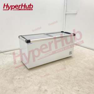 Congélateur coffre commercial à porte vitrée à économie d'énergie, grand volume, 100L-1150L, réfrigérateur profond - Product Image 3