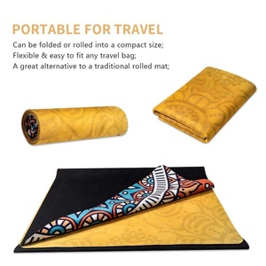 CZFIT - Tapete de Yoga Ecológico, Impermeable, Portátil, con Logotipo Personalizado, de NBR, para Viajes, Fitness, Pilates, Ejercicio al Aire Libre, Entrenamiento - Product Image 4