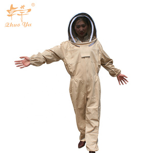 Nouvelle combinaison d'apiculture ventilée en coton pour le corps entier, fabriquée par l'usine Zorue en Chine, avec 1 an de garantie, 2 kg - Product Image 2