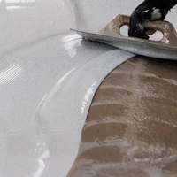 Revêtement de sol époxy effet marbre, peinture intérieure auto-nivelante, sable coloré liquide pour sols en béton, application par pulvérisation