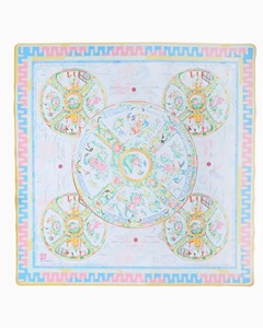 Tapis de table de mahjong Chinoiserie en bambou, motif pivoine bleue et rouge, 31,5 po x 31,5 po, moderne, pliable, antidérapant, avec règles, design floral chinois classique - Product Image 5