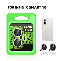 Protection d'Objectif en Verre à Installation Facile pour TECNO POP 10 avec Boîte d'Emballage, Film Protecteur d'Objectif de Caméra de Téléphone pour Infinix HOT 50