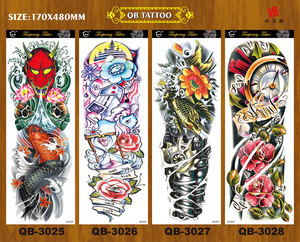 Tatuaje <span class=keywords><strong>3D</strong></span> temporal impermeable manga grande <span class=keywords><strong>brazo</strong></span> completo al por mayor - Product Image 6
