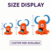Peluche Monstre à un œil personnalisée, directement de l'usine, rembourrage en coton, tissu super doux - OEM/ODM pour marques à marque privée, commandes en gros