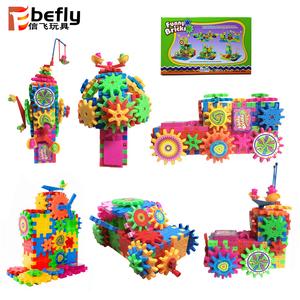 81 قطعة الاطفال التعليمية الكهربائية مضحك الطوب البلاستيك ألعاب مكعبات البناء - Product Image 6