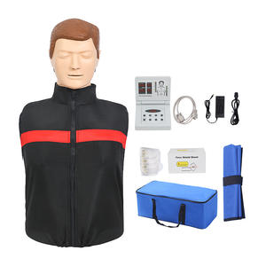 DARHMMY avanzato completamente automatico durevole CPR formazione manichino metà corpo materiale PVC per la scienza medica di emergenza - Product Image 1