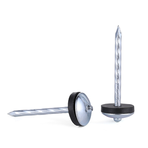 Produttori di vendita calda fornitura moderno e semplice zincato chiodi ondulato a forma di ombrello viti muro di cemento chiodi - Product Image 3